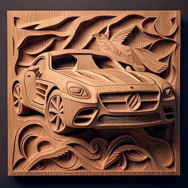 3D модель Mercedes Benz SLC (STL)